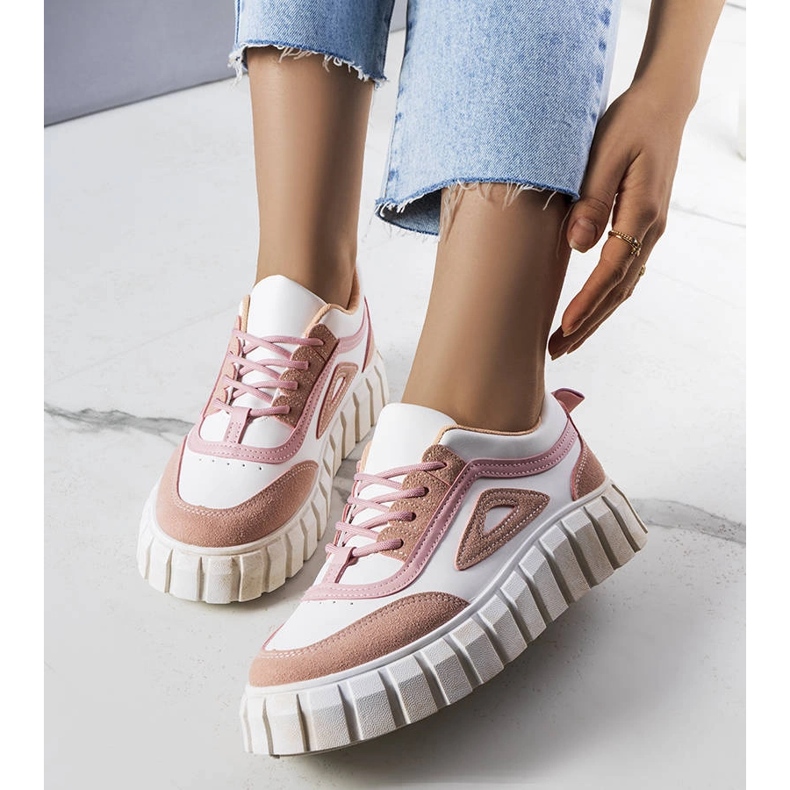 Pink platform sneakers from Robyn 1 Pink platform sneakers from Robyn 1