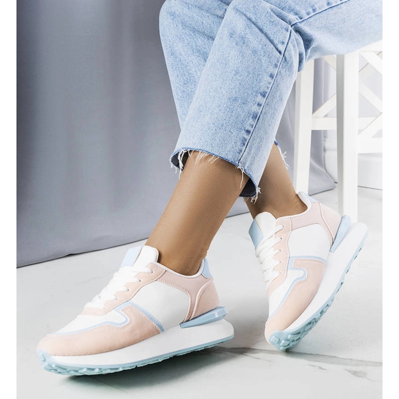 Pink platform sneakers from Blanche 1