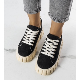 BM Pamela black platform sneakers 1