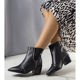 Eunice black ankle boots 1