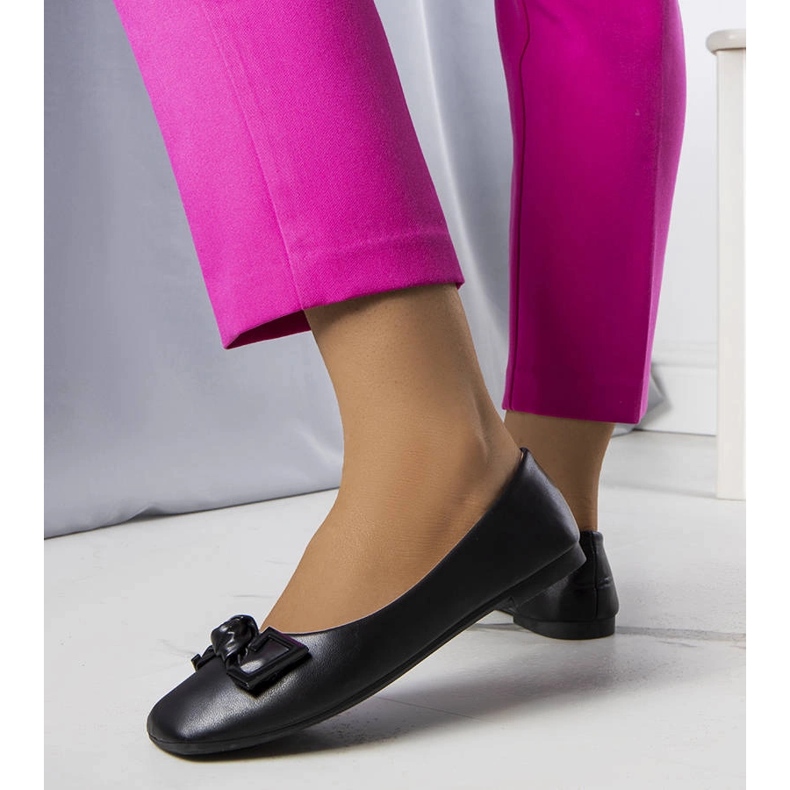 Black ballerinas with a bow from Tabitha 1