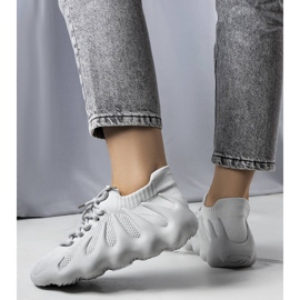 Gray airy sneakers from Muriel grey 1