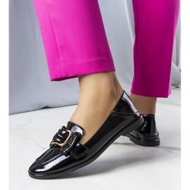 Black patent leather loafers from Erica 1 Black patent leather loafers from Erica 1
