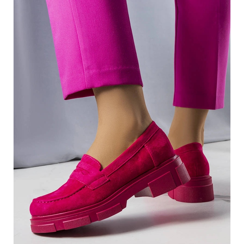 Pink eco-suede shoes from Alacoque 1 Pink eco-suede shoes from Alacoque 1