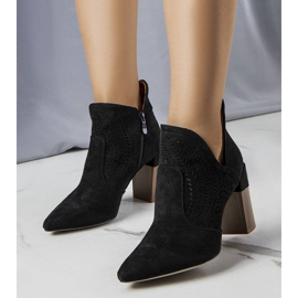 PA1 Black openwork boots from Hachée 1