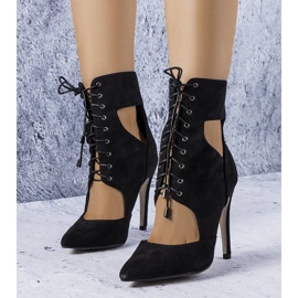 Black high heel boots from Virginie 1