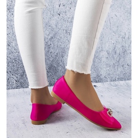 Pink ballerinas with a bow and rhinestones from LaGarde 1