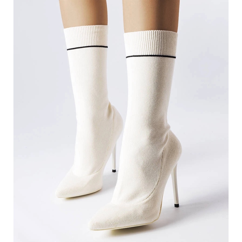 White sock boots from Pelletier 1