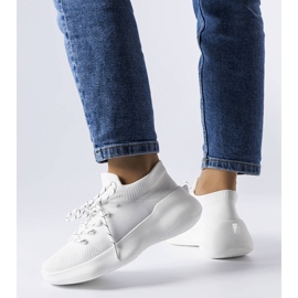 White textile trainers from Lavallée 1