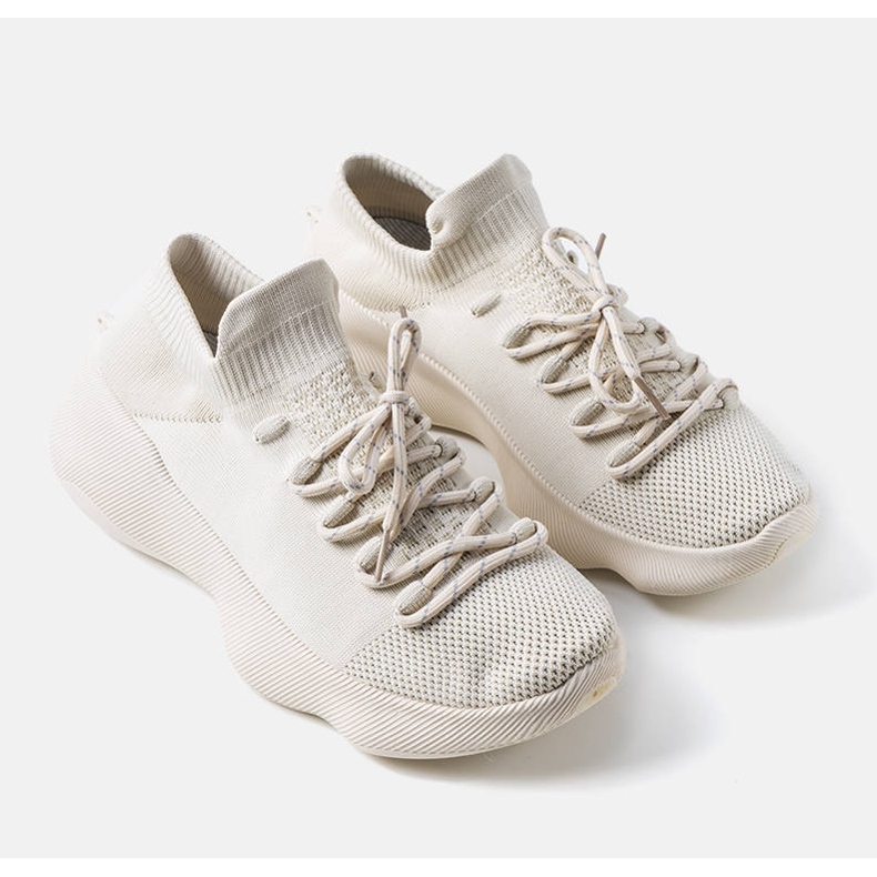 Men's beige sneakers from Théberge 1