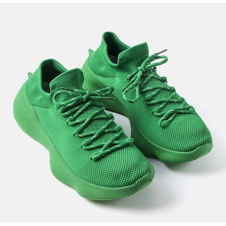 Théberge men's green sneakers 1