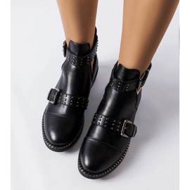 Black cut-out boots from Blondlot 1