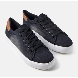 Cinq men's black sneakers 1