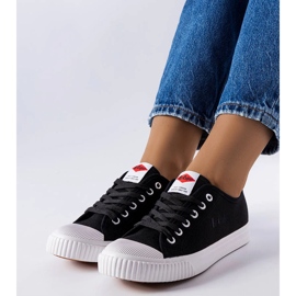 Lee Cooper LCW-23-44-1644L black sneakers 1 Lee Cooper LCW-23-44-1644L black sneakers 1