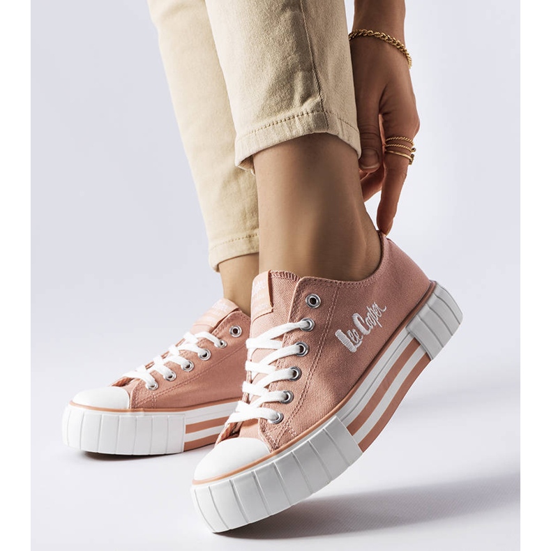 Lee Cooper LCW-23-31-1804L pink sneakers 1 Lee Cooper LCW-23-31-1804L pink sneakers 1