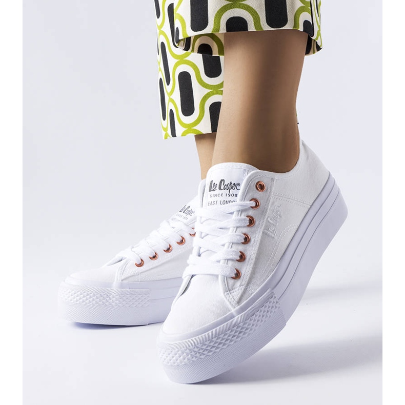 Lee Cooper LCW-22-31-0890L white sneakers 1 Lee Cooper LCW-22-31-0890L white sneakers 1