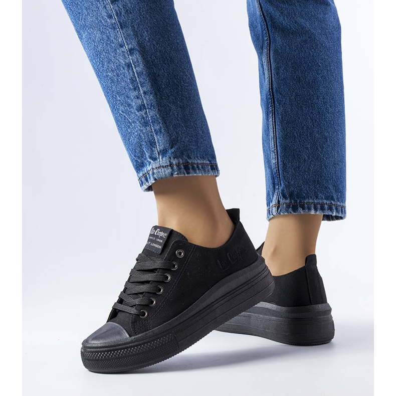 Lee Cooper LCW-23-44-1624L black sneakers 1 Lee Cooper LCW-23-44-1624L black sneakers 1