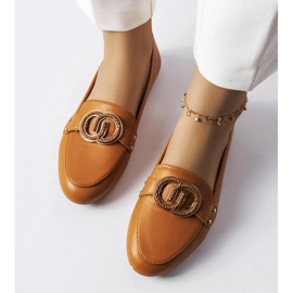 Eleena women's brown loafers 1