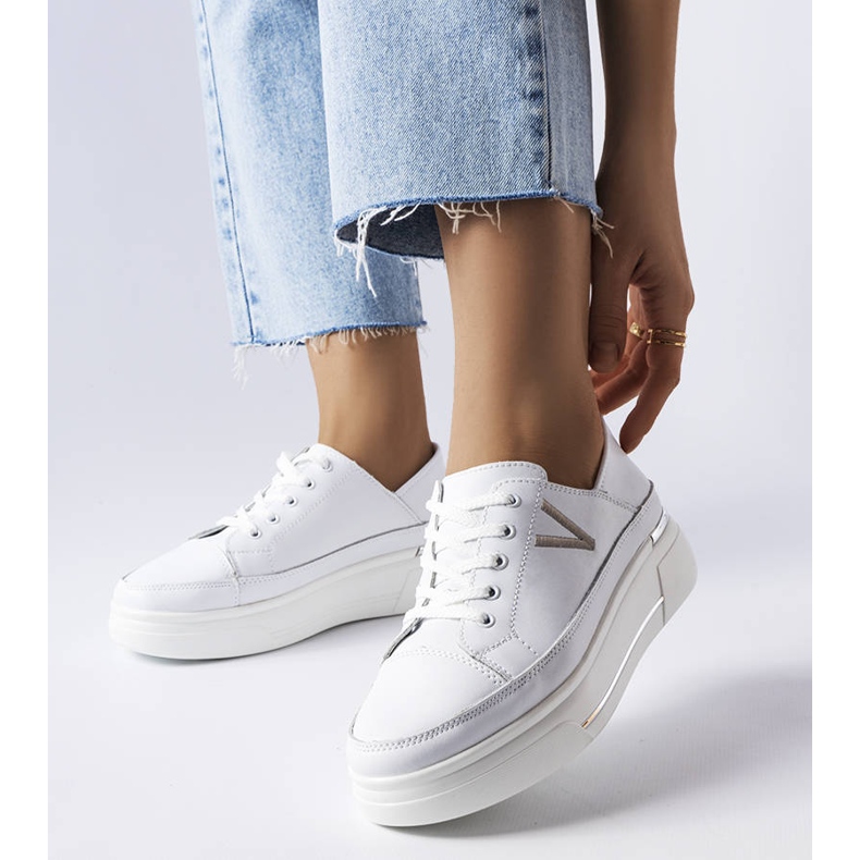 Vinceza Vincez white light sneakers 1