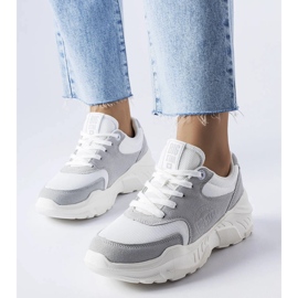 White and gray sneakers from Big Star JJ274A112 1