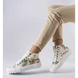 Green patterned Big Star sneakers LL274047 1