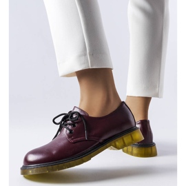 BM Burgundy Parfait bovver boots red 1