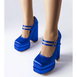 Blue high heel pumps from Gabriel 2