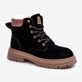 Women's Fur-Insulated Trappers Black Fenan 1