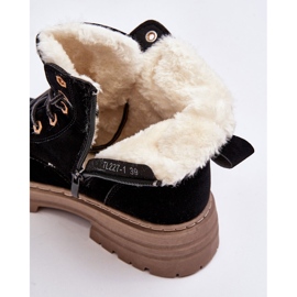 Women's Fur-Insulated Trappers Black Fenan 2