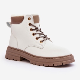 Women's Fur-lined Trappers, White Fenan 1