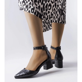 Black block pumps from Laliberté 1