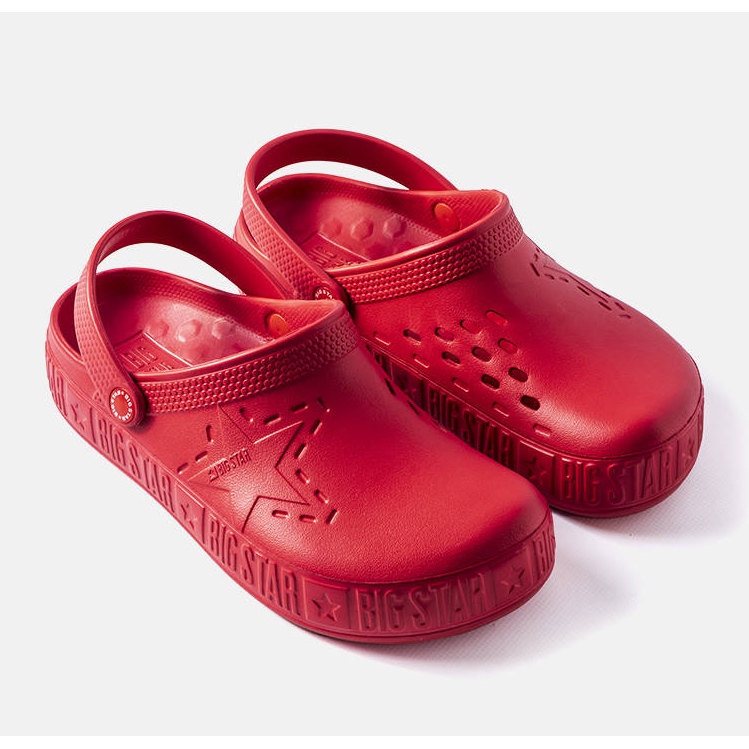 Big Star II175004 red slippers 1