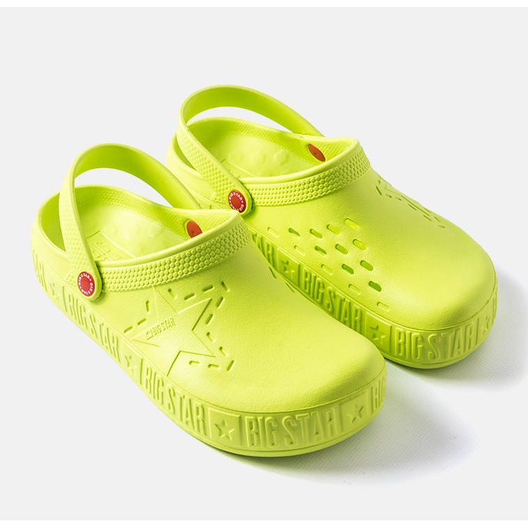 Big Star II175005 green slippers 1