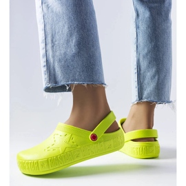 Big Star II275006 green slippers 1