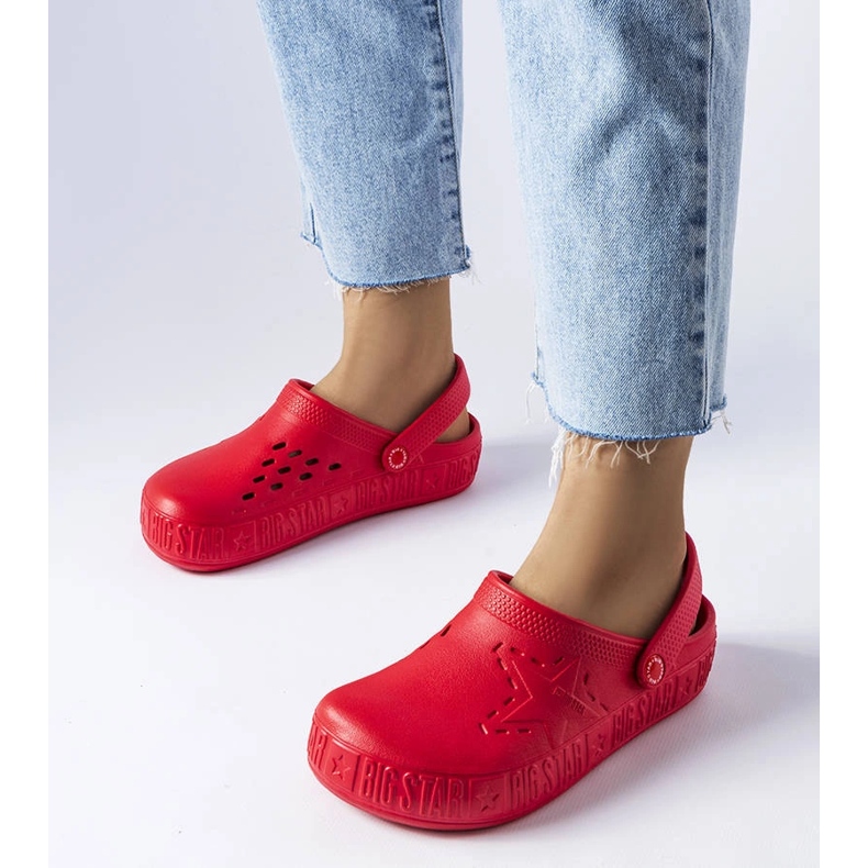 Big Star II275004 red slippers 1