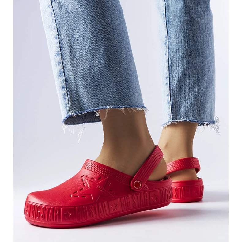 Big Star II275004 red slippers 2