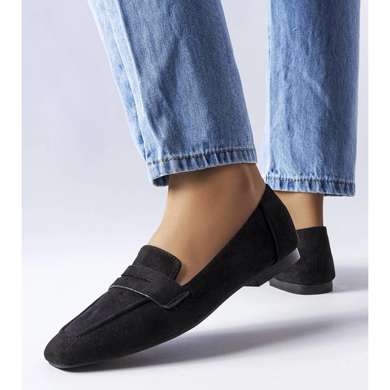 Black eco-suede loafers from Meilleur 1 Black eco-suede loafers from Meilleur 1