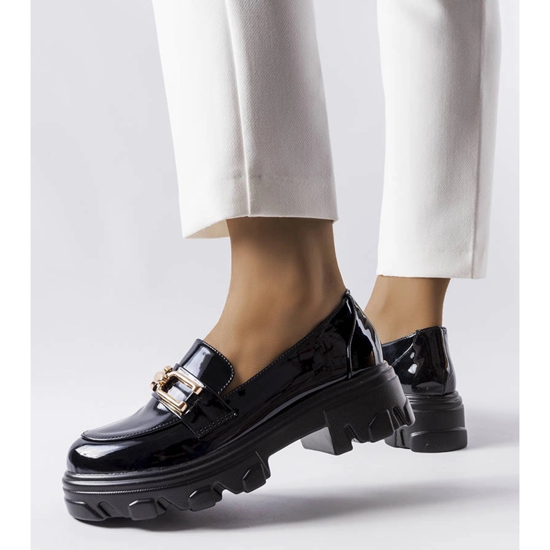 Black patent leather shoes from Lemaitre 1
