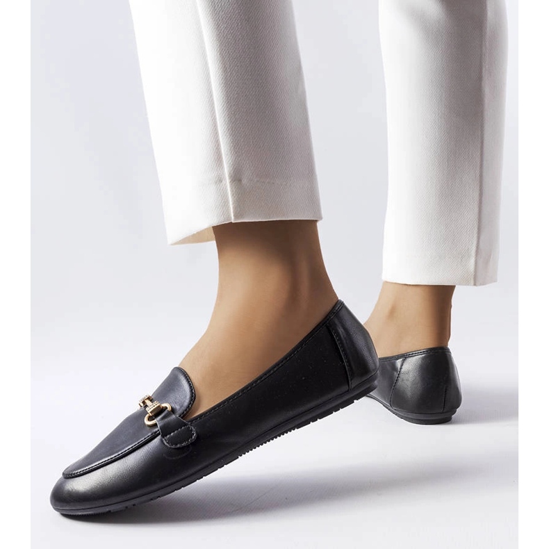 Black decorative loafers from Lejeune 1