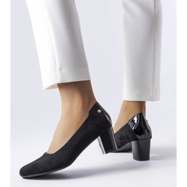 Vinceza black elegant pumps 1