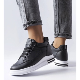 Bonevil black glitter sneakers 1