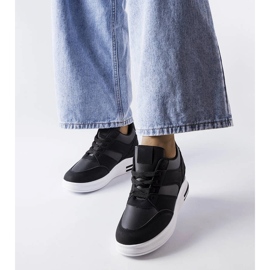 CinqMars black wedge sneakers 1 CinqMars black wedge sneakers 1