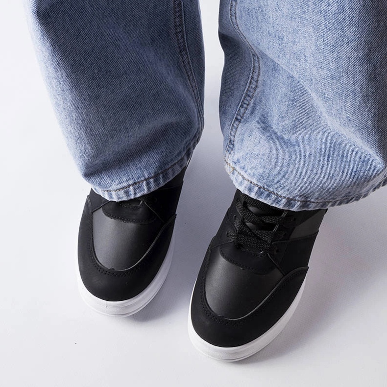 CinqMars black wedge sneakers 2 CinqMars black wedge sneakers 2