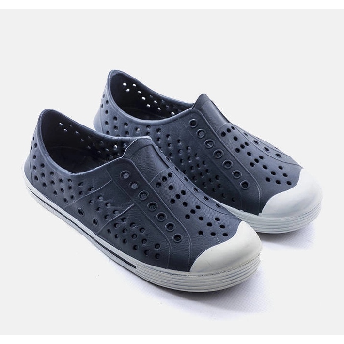 Navy blue Peppin children's pool sliders 1 Navy blue Peppin children's pool sliders 1