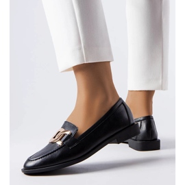 Black buckle loafers from Henrique 1 Black buckle loafers from Henrique 1