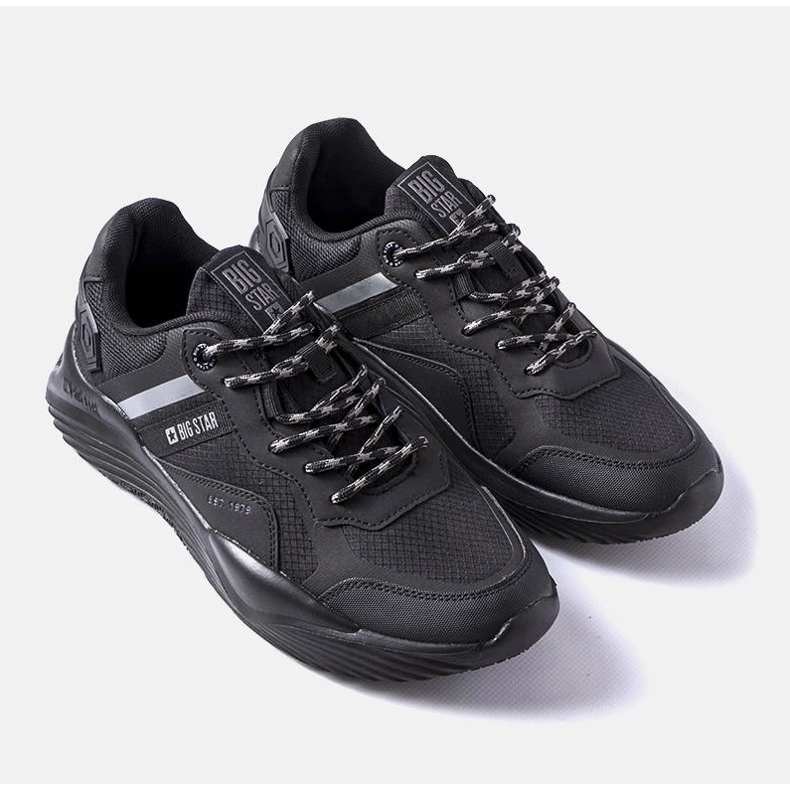 Black sports shoes Big Star LL174150 1