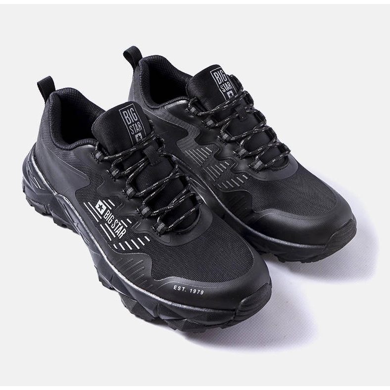 Big Star black trekking shoes LL174127 1 Big Star black trekking shoes LL174127 1