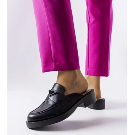 Black slides with a built-in toe from Berkshire 2