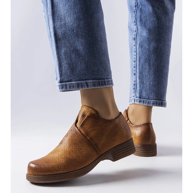 Beige brogues LS5379 Taupe 1 Beige brogues LS5379 Taupe 1