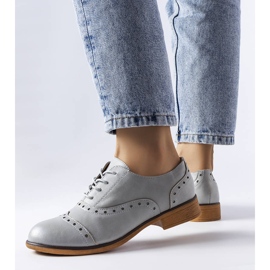 BM Gray LS5379 Taupe brogues grey 2